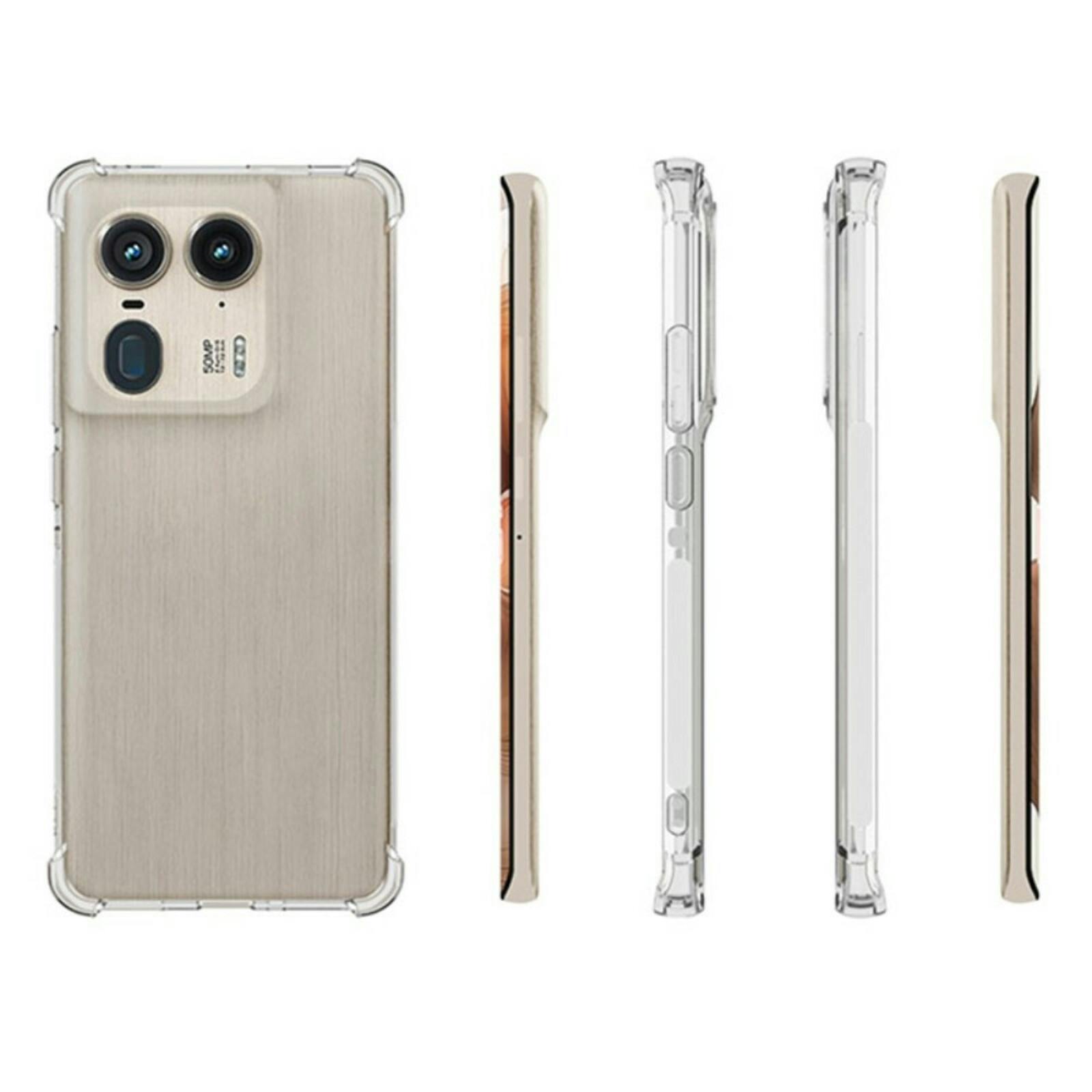 CaseBody Motorola Edge 50 Ultra Shockproof Hoesje Transparant