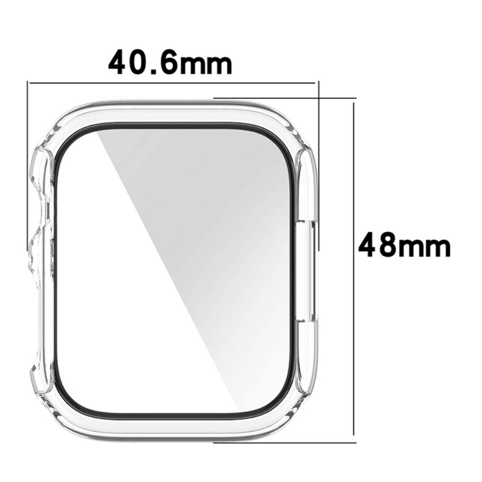 Mocaa Apple Watch Series 9 Beschermhoesje 45mm Transparant