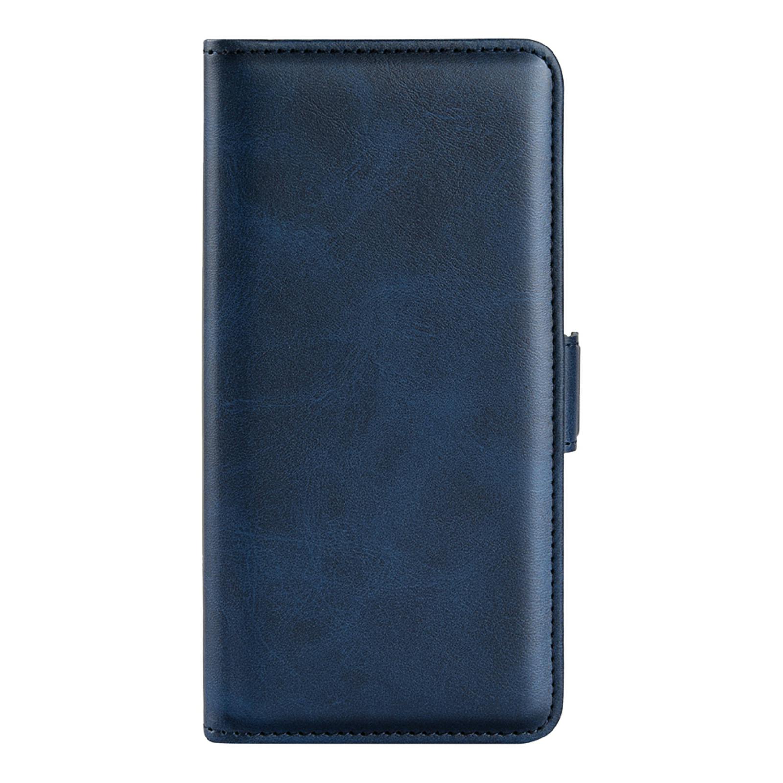 CaseBody Samsung S26 Real Leather Wallet Hoesje Blauw