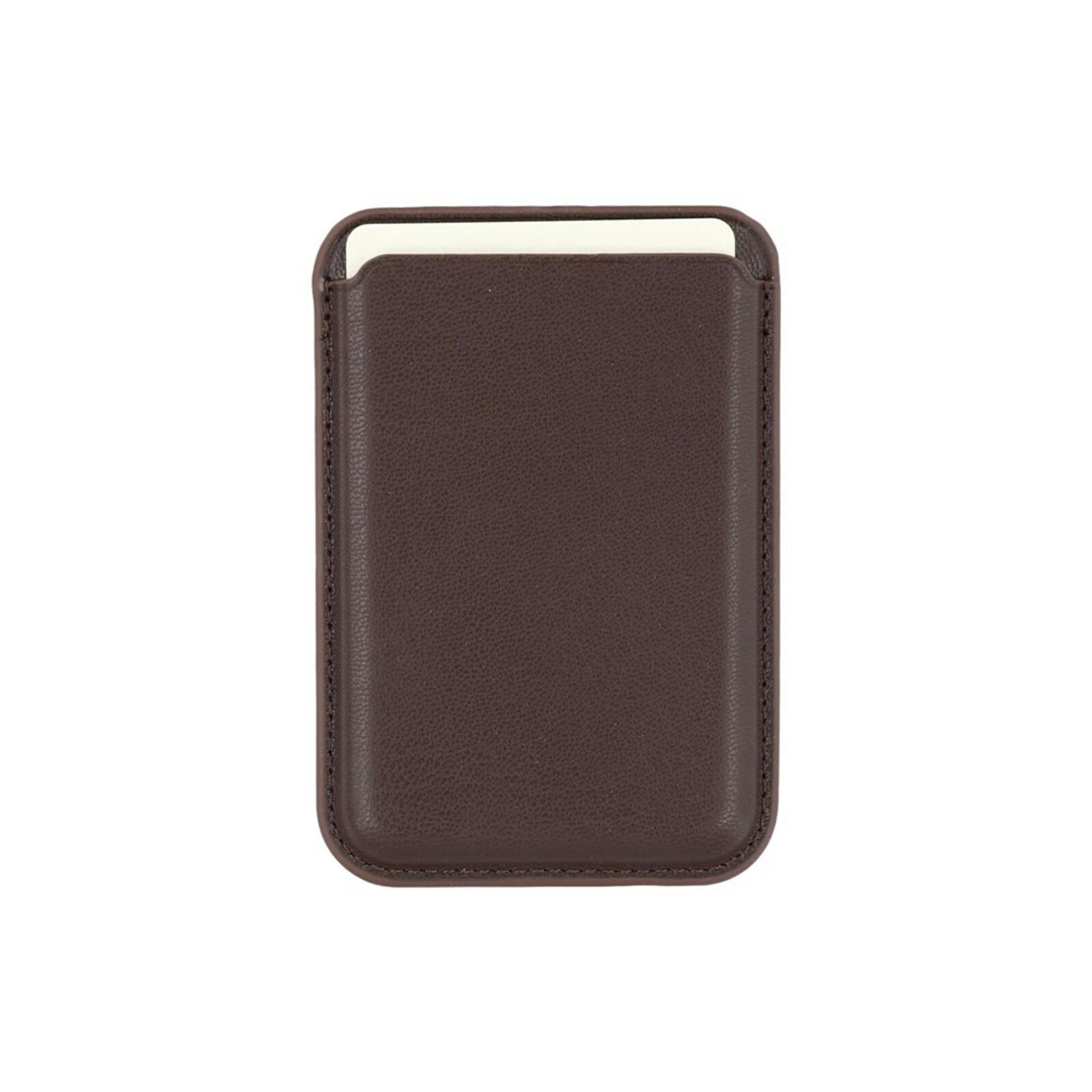 Comfycase iPhone 17 Pro / 18 Pro Biologisch Leren Magnetische Back Cover met Kaarthouder Bruin