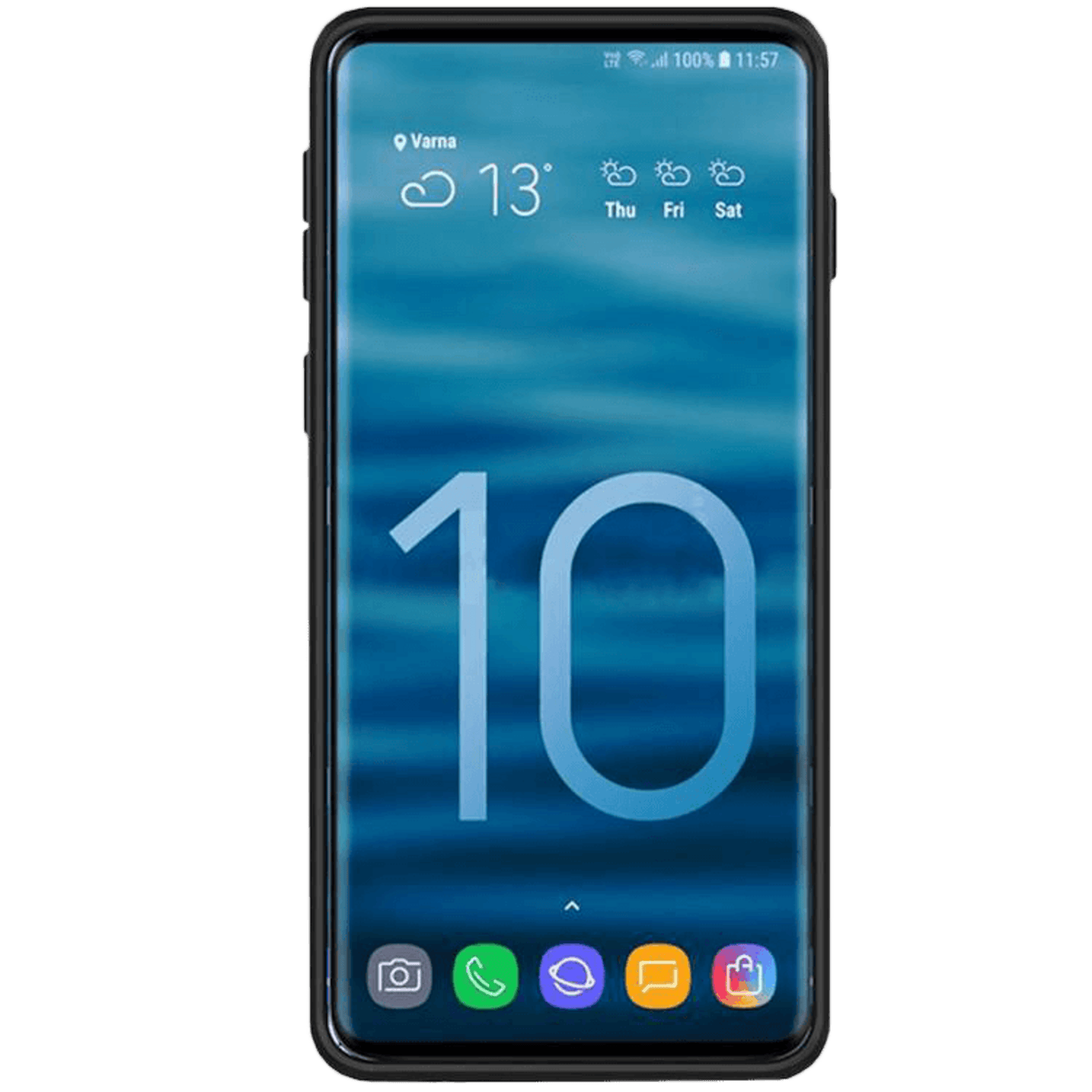 CaseBody Samsung Galaxy S10 Plus Stevig Beschermhoesje Blauw