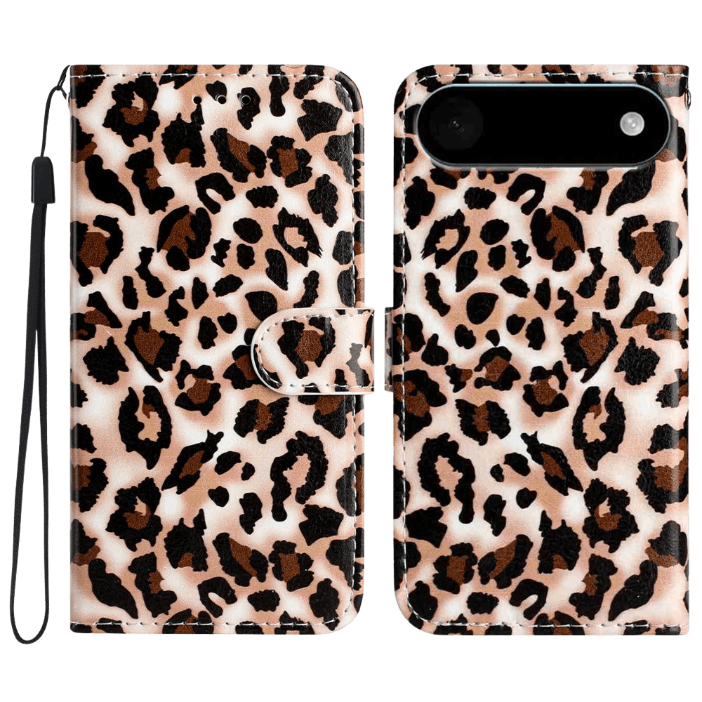 Comfycase Apple iPhone 17 Air Bookcase Luipaardprint Meerkleurig
