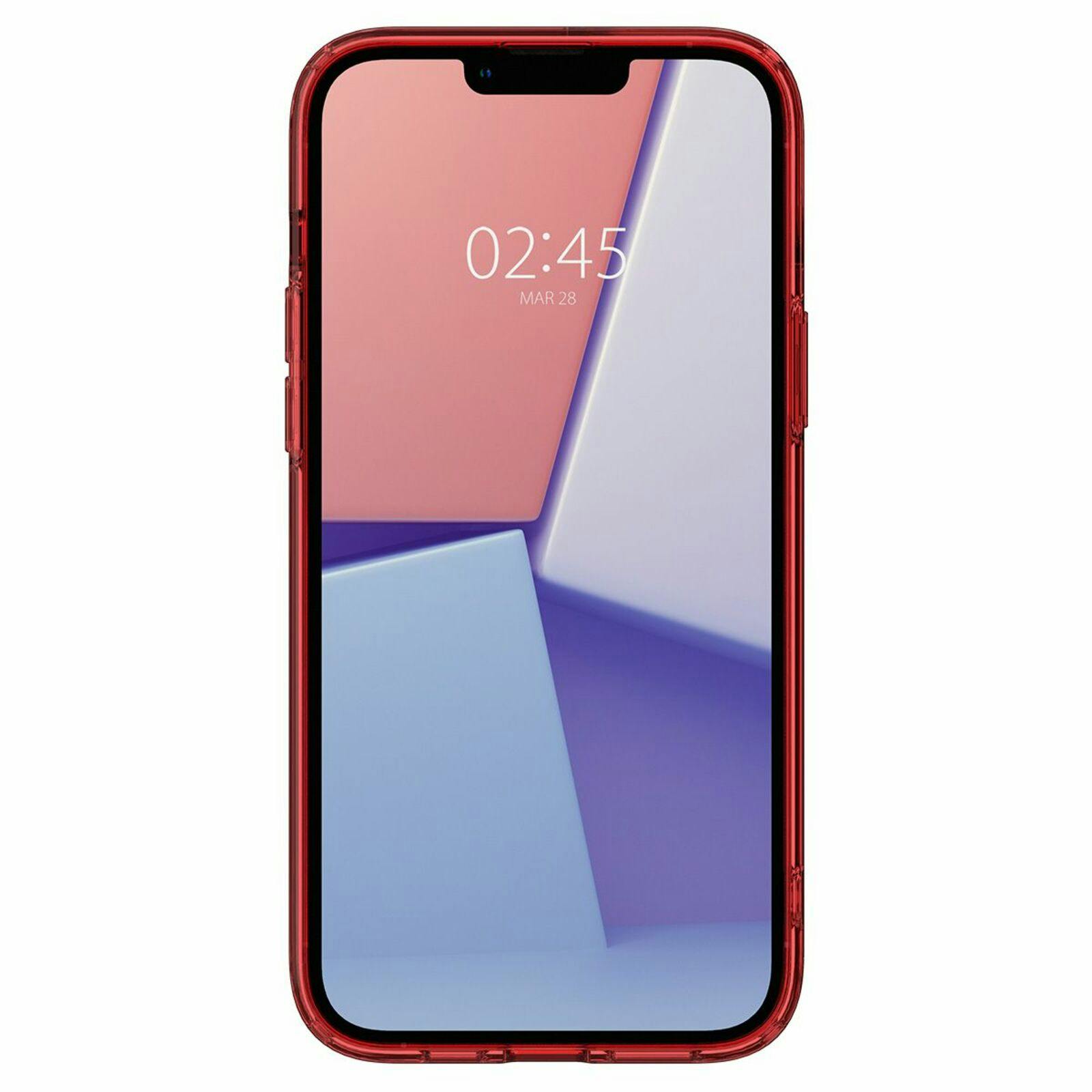 Spigen iPhone 14 Doorzichtig Hard Hoesje Rood
