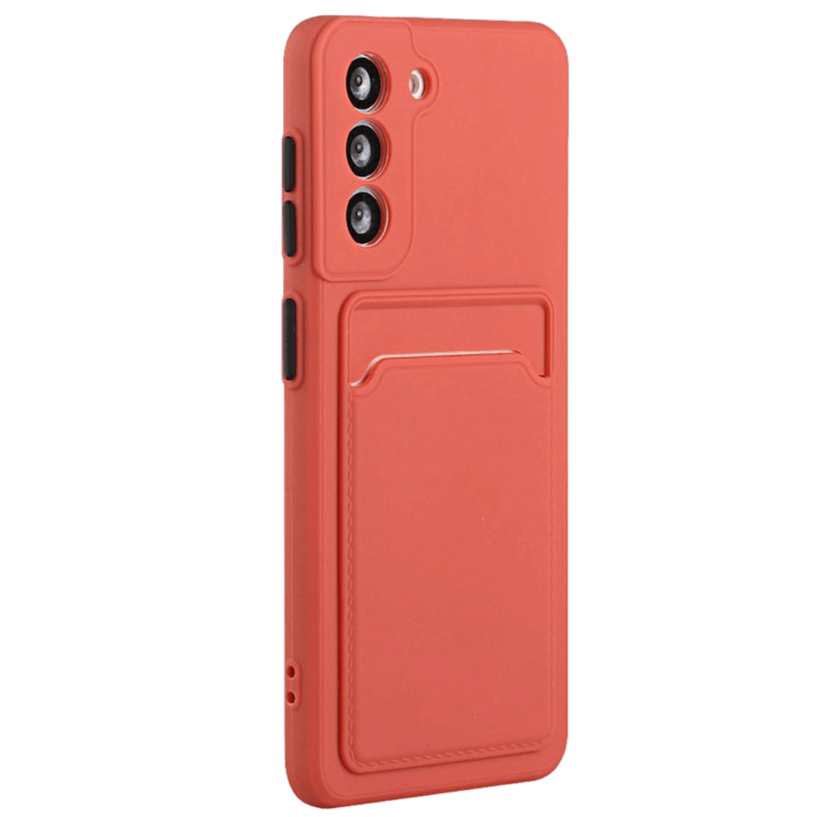 CaseBody Samsung Galaxy A14 Telefoonhoesje met Kaarthouder Rood