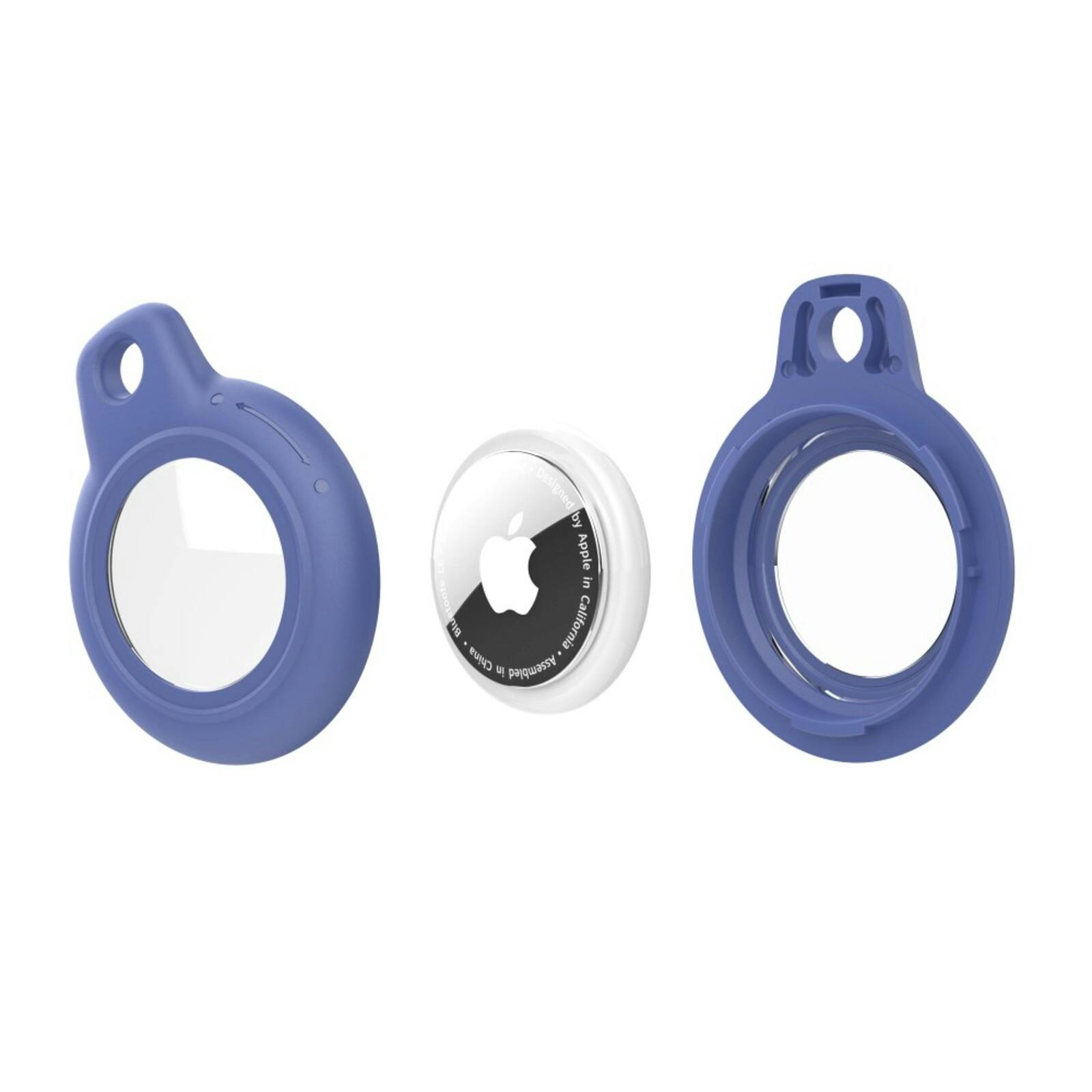 CaseBody AirTag Hardcase Sleutelhanger Blauw