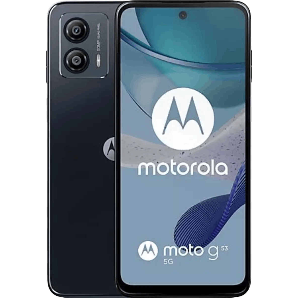 Motorola Moto G53 5G Ink Blue - Voorkant & achterkant