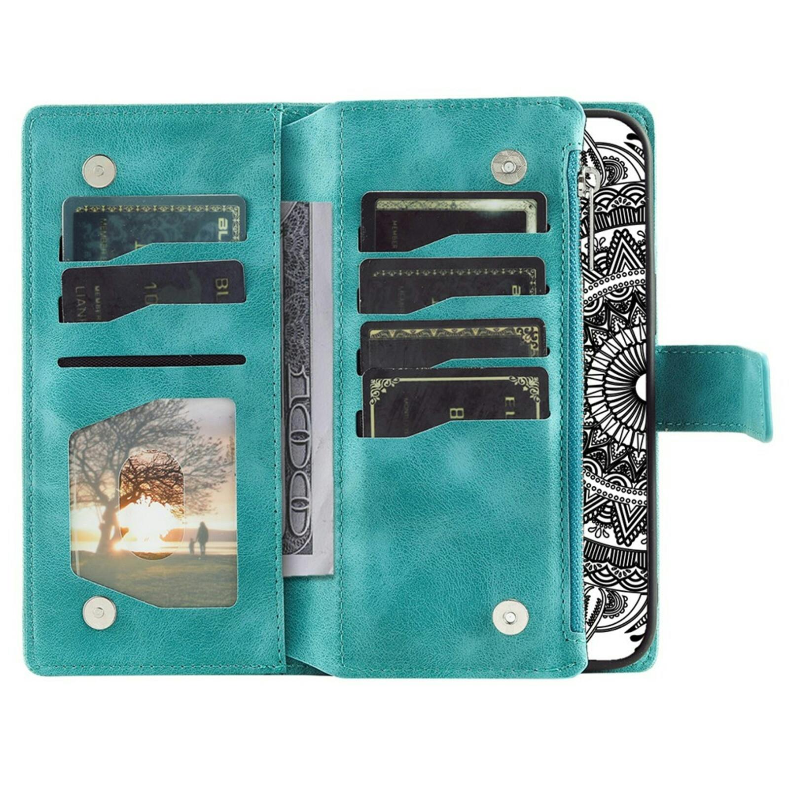 Comfycase Samsung Galaxy A16 Mandala Wallet Groen