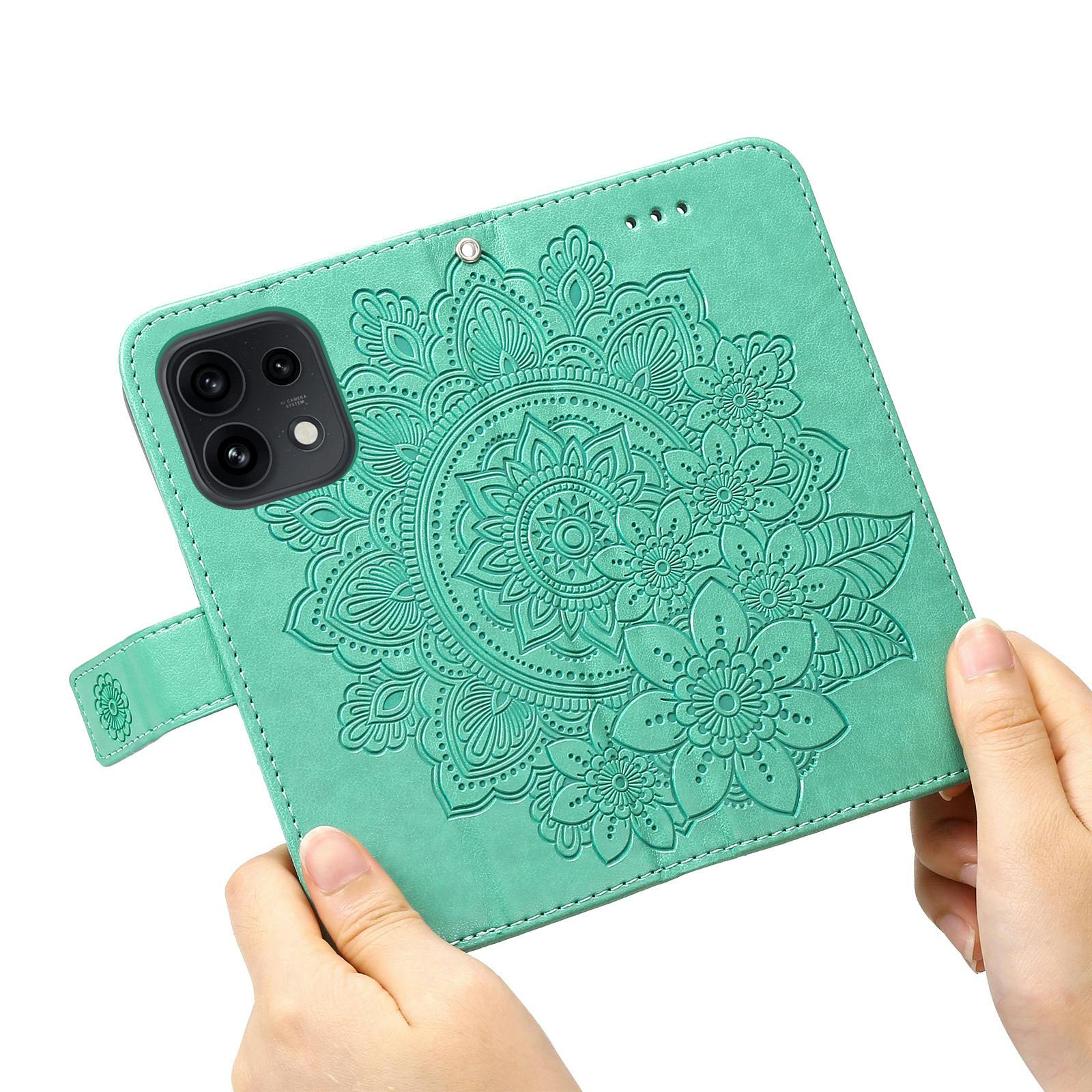 Comfycase OPPO Reno16 Pro 5G Mandala Wallet Groen