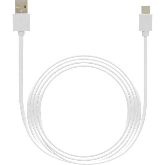 GNG Kabel USB-A naar USB-C Wit - Voorkant