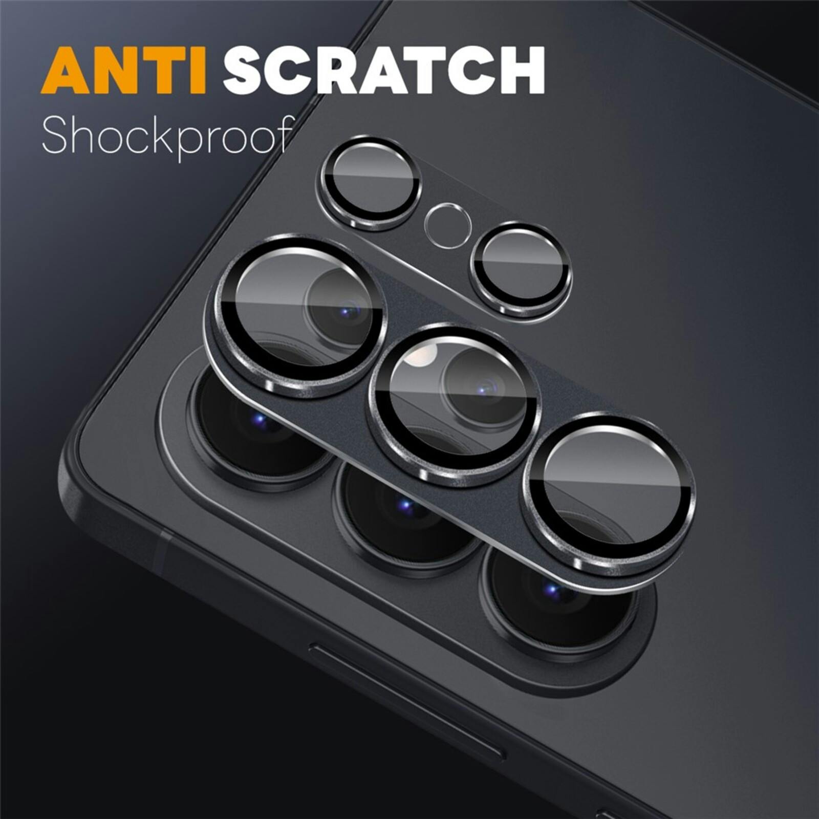 Northjo Samsung Galaxy S26 Ultra Full Cover Camera Protector Zwart