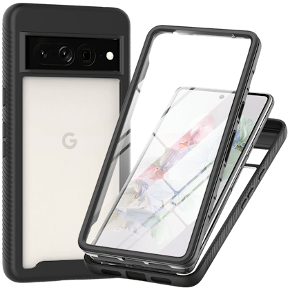 Comfycase Google Pixel 8 Pro Full Protection Cover Transparant