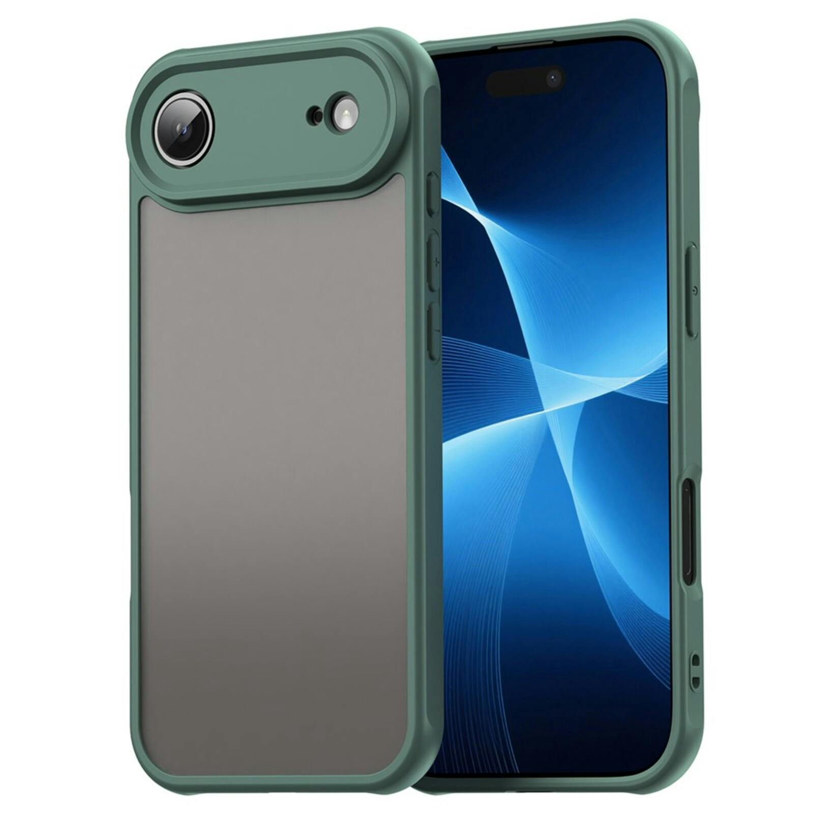 Mocaa Apple iPhone 17 Air Slim Anti-Shock Hoesje Groen