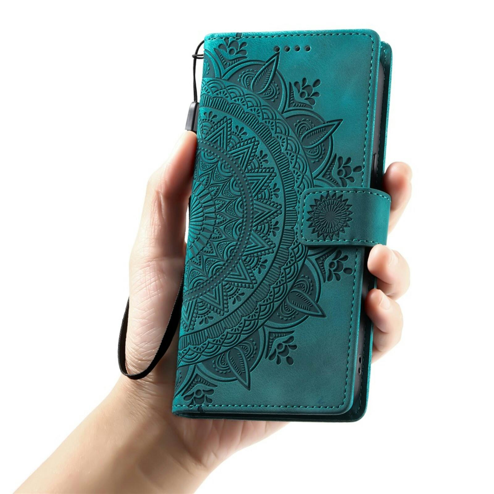 Comfycase Samsung Galaxy S25 FE Mandala Bookcase Groen