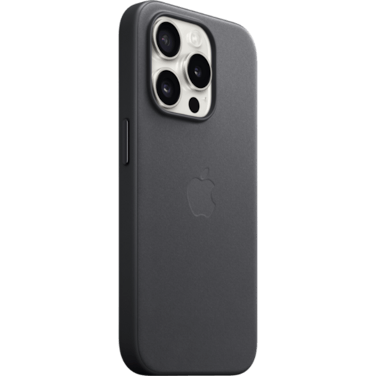 Apple iPhone 15 Pro Max FineWoven MagSafe Hoesje Black - Voorkant