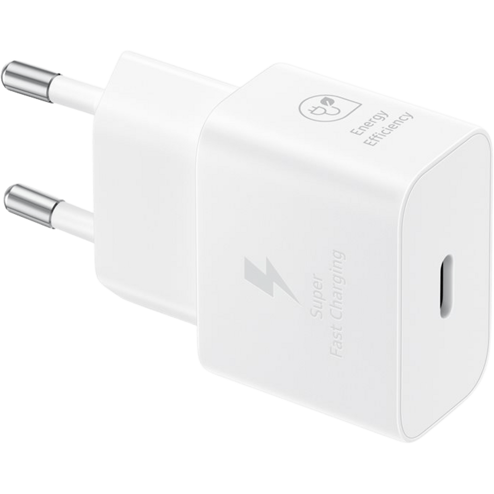 Samsung 25W USB-C Snellader Wit - Voorkant