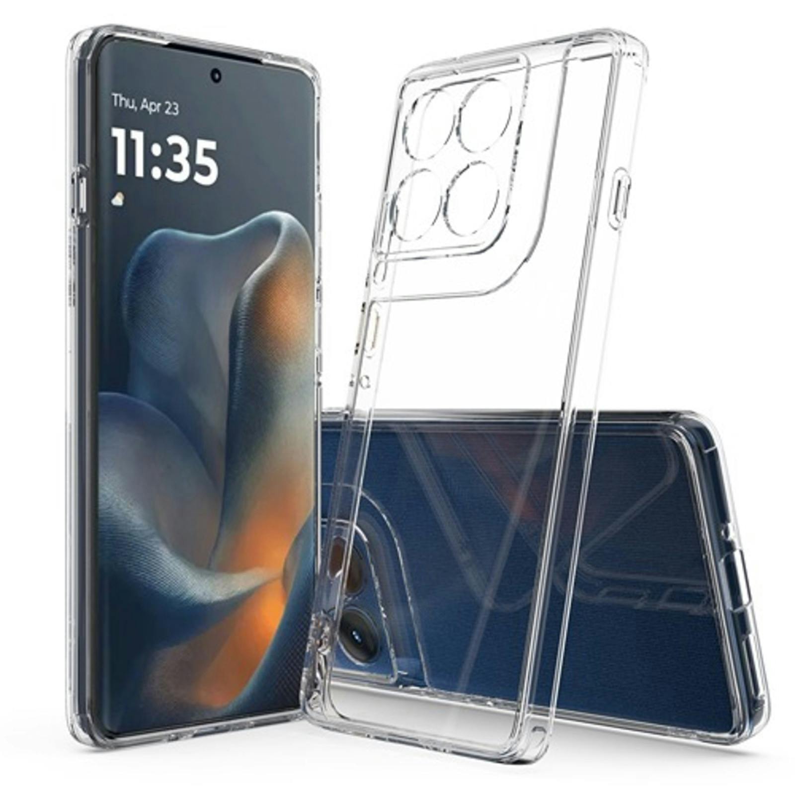 Mocaa Motorola Edge 60 Pro Hoesje Transparant