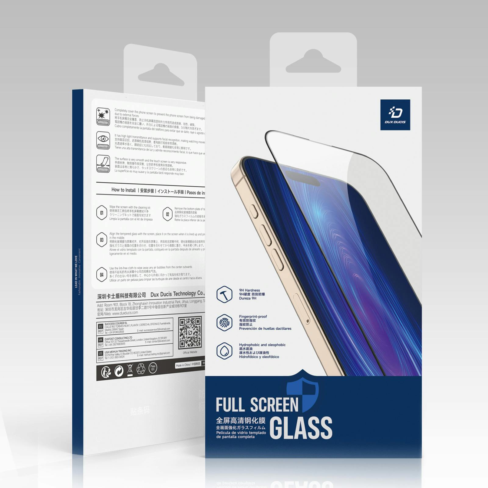 DUX DUCIS Samsung Galaxy S26 Ultra HD Screenprotector Gehard Glas Transparant