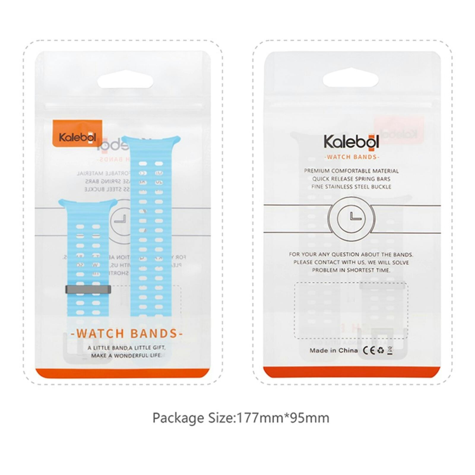 Kalebol Samsung Galaxy Watch Ultra Wave Bandje Oranje