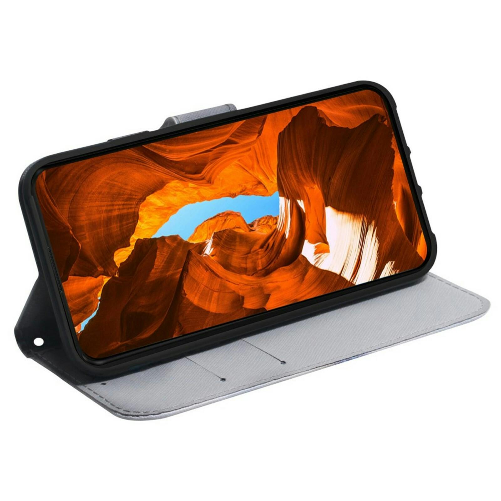 Comfycase Samsung Galaxy S24 FE Van Goghs Portemonnee Hoesje Bloesem