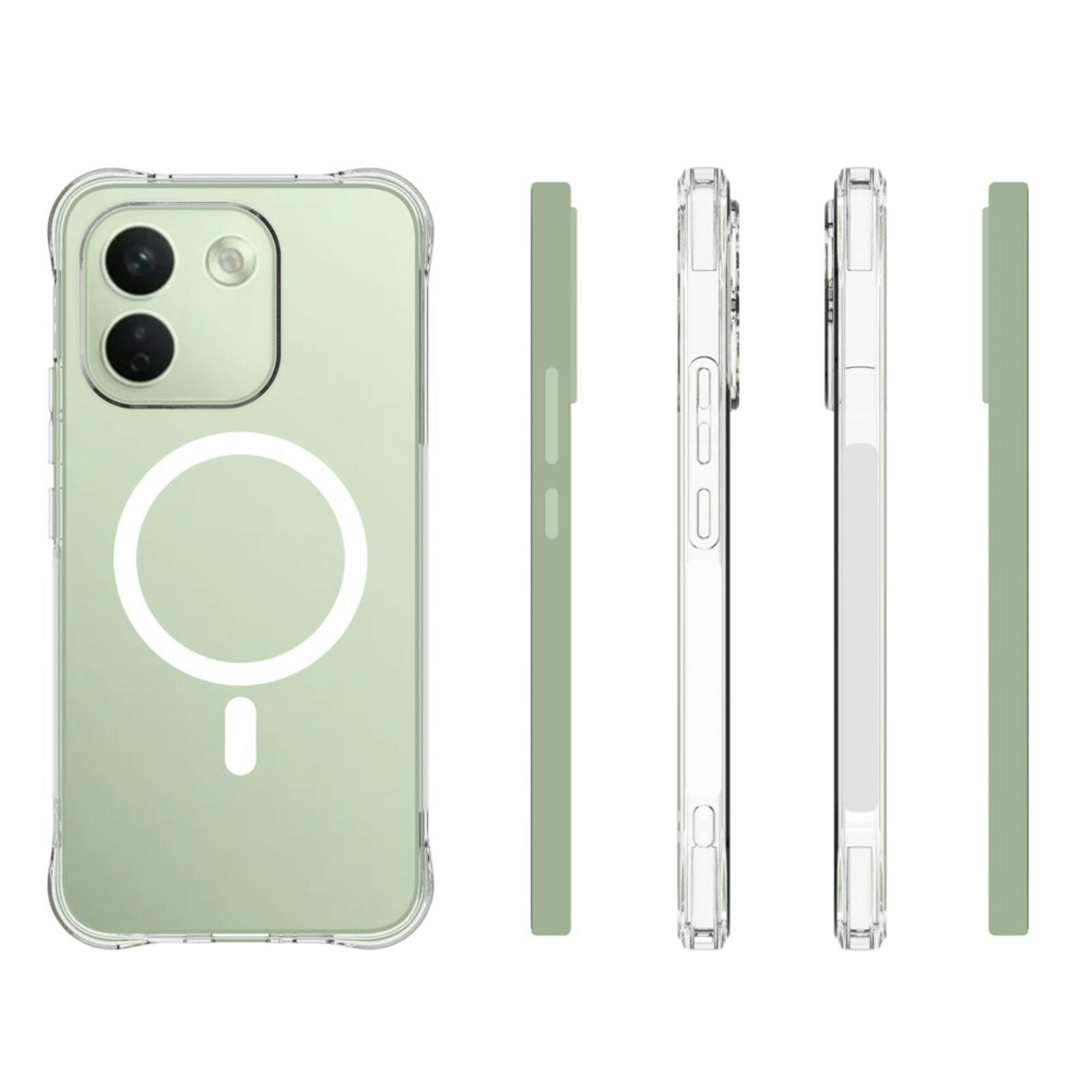 CaseBody Xiaomi Redmi Note 17 Pro Max Magnetisch Shockproof Hoesje Transparant