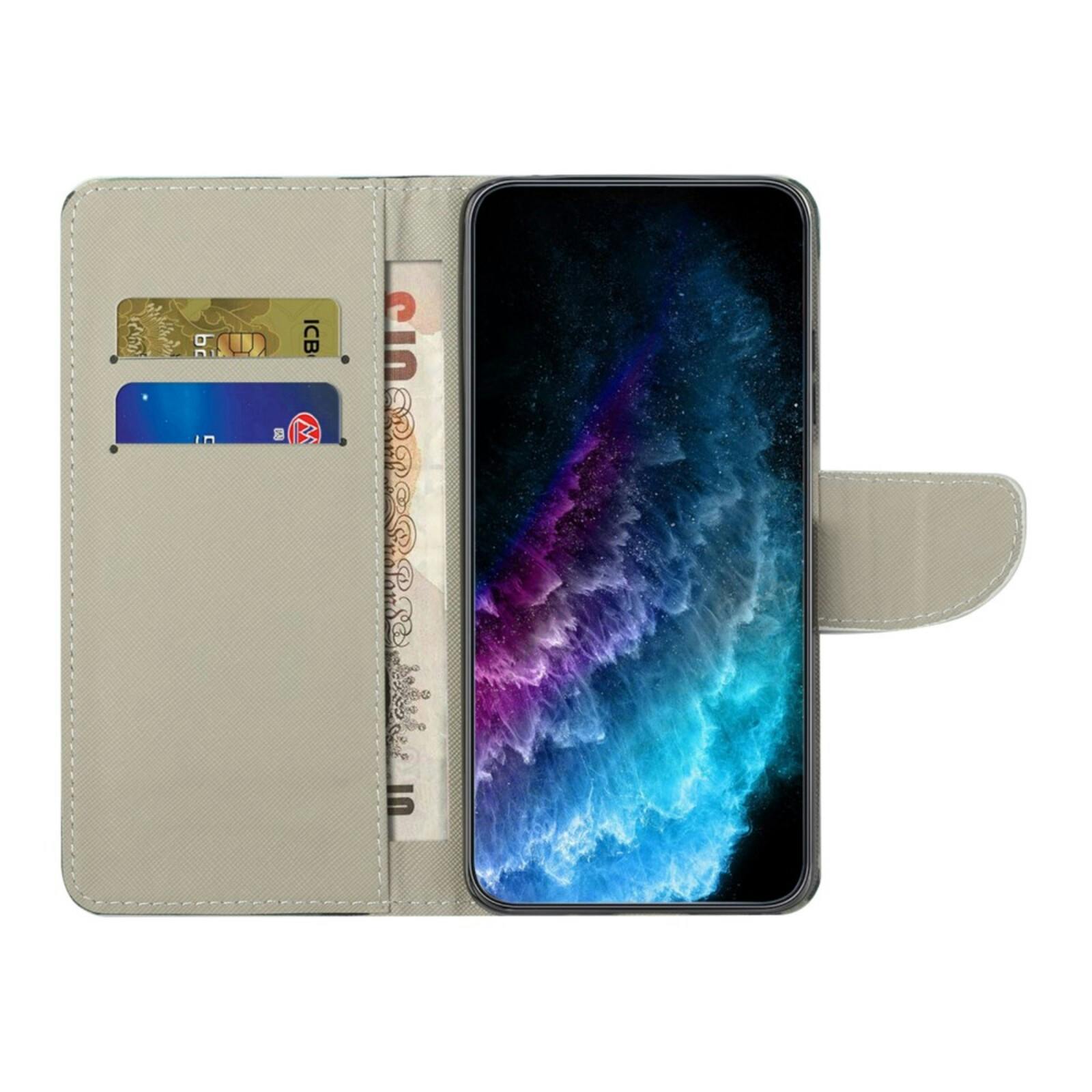 Comfycase Samsung Galaxy A36 Bookcase Hoesje Camouflage Groen