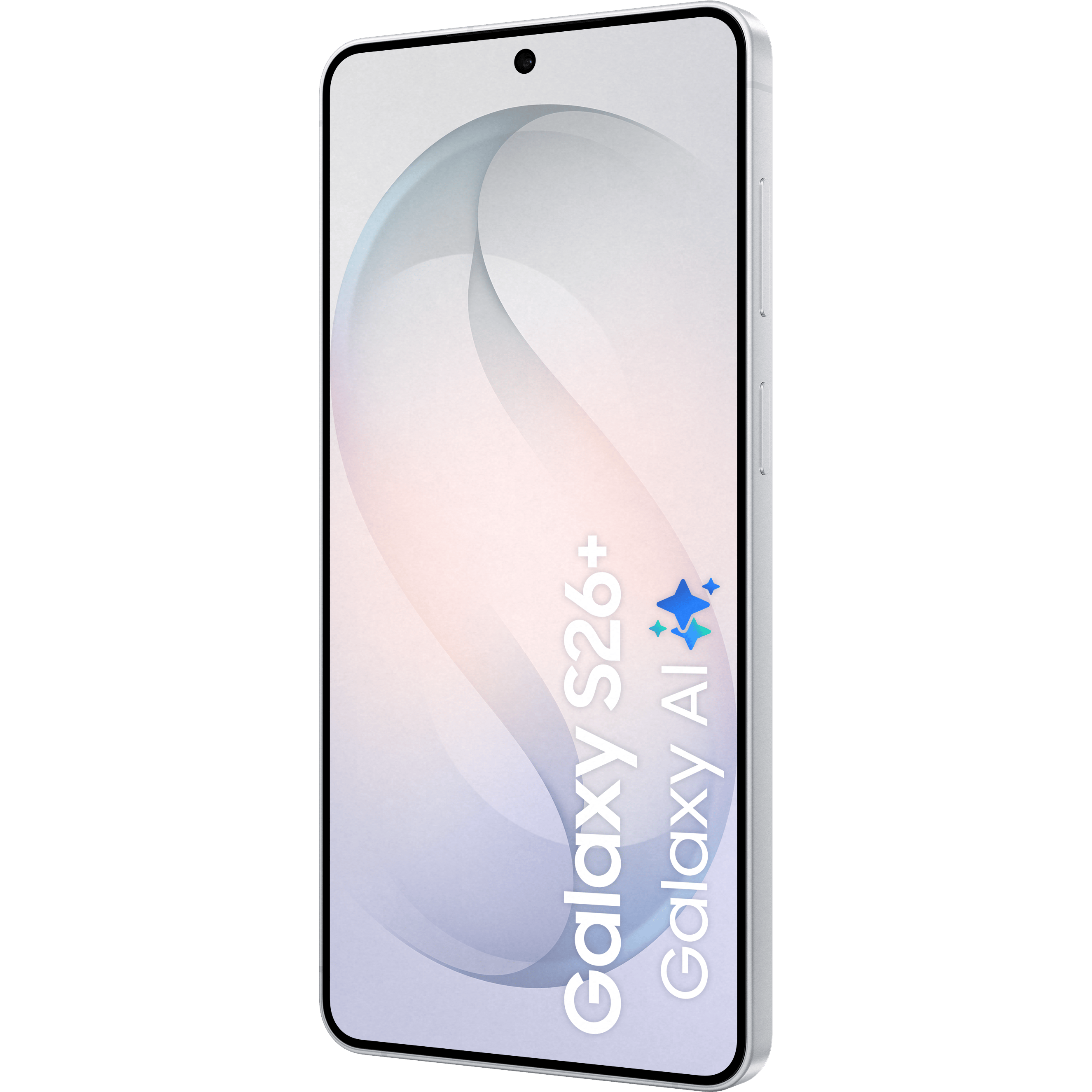 Samsung Galaxy S26 Plus White - Aanzicht vanaf rechts