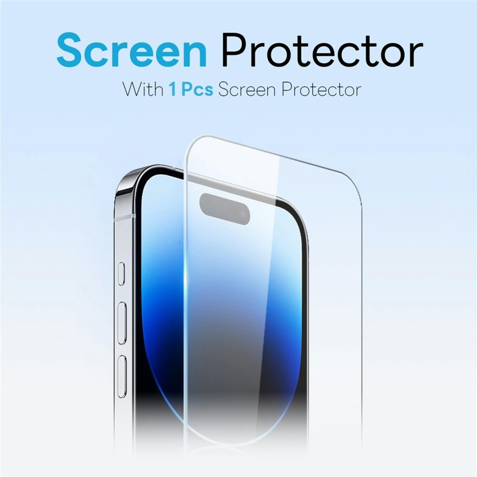 Northjo 2-in-1 iPhone 14 Pro Hoesje – Shockproof, MagSafe + Screenprotector Groen