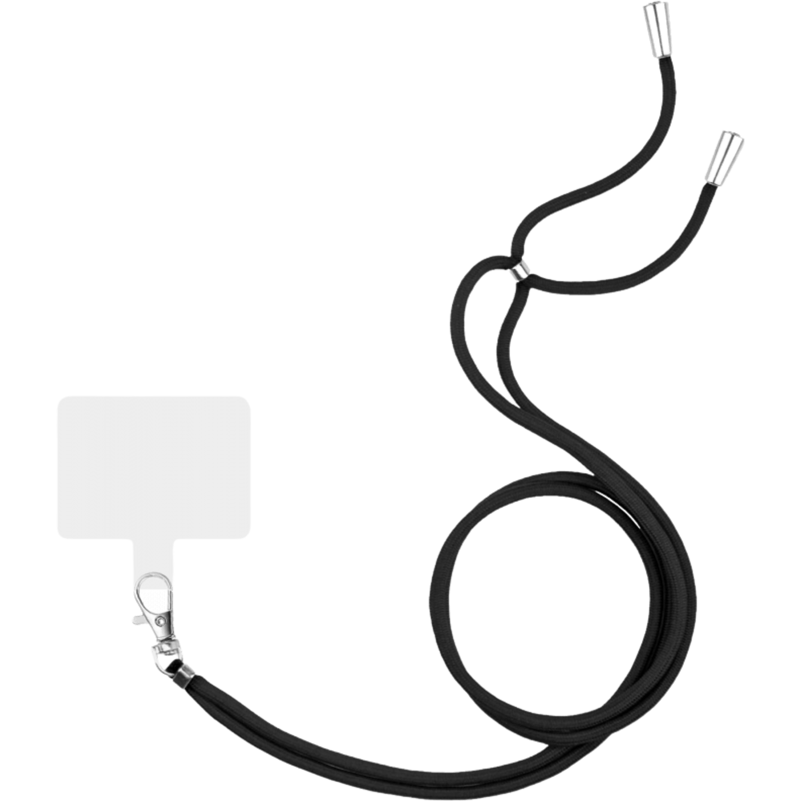 Just in Case iPhone 14 Plus TPU Hoesje Met Draagkoord Transparant