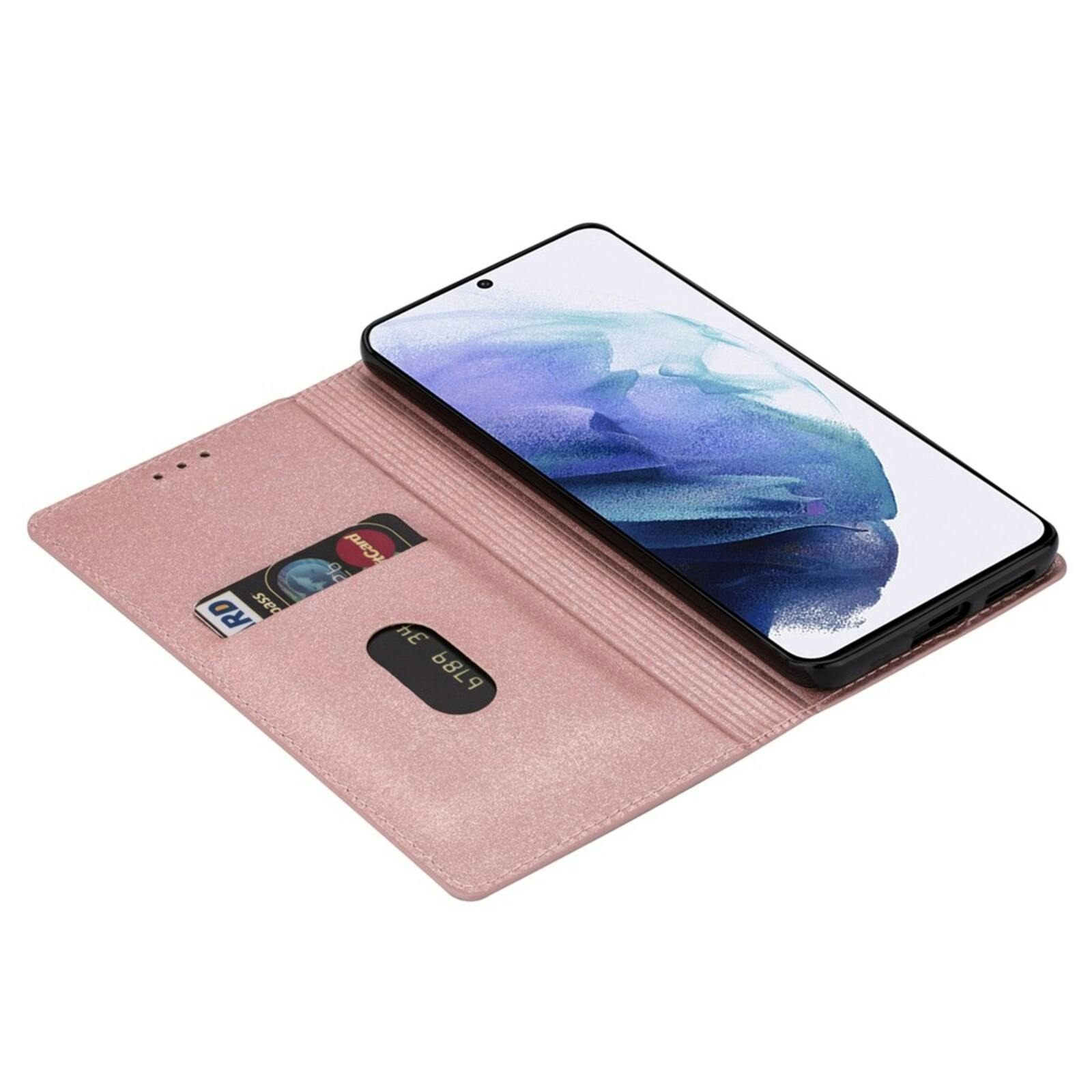 Mocaa Samsung Galaxy A57 Glitter Bookcase Roze