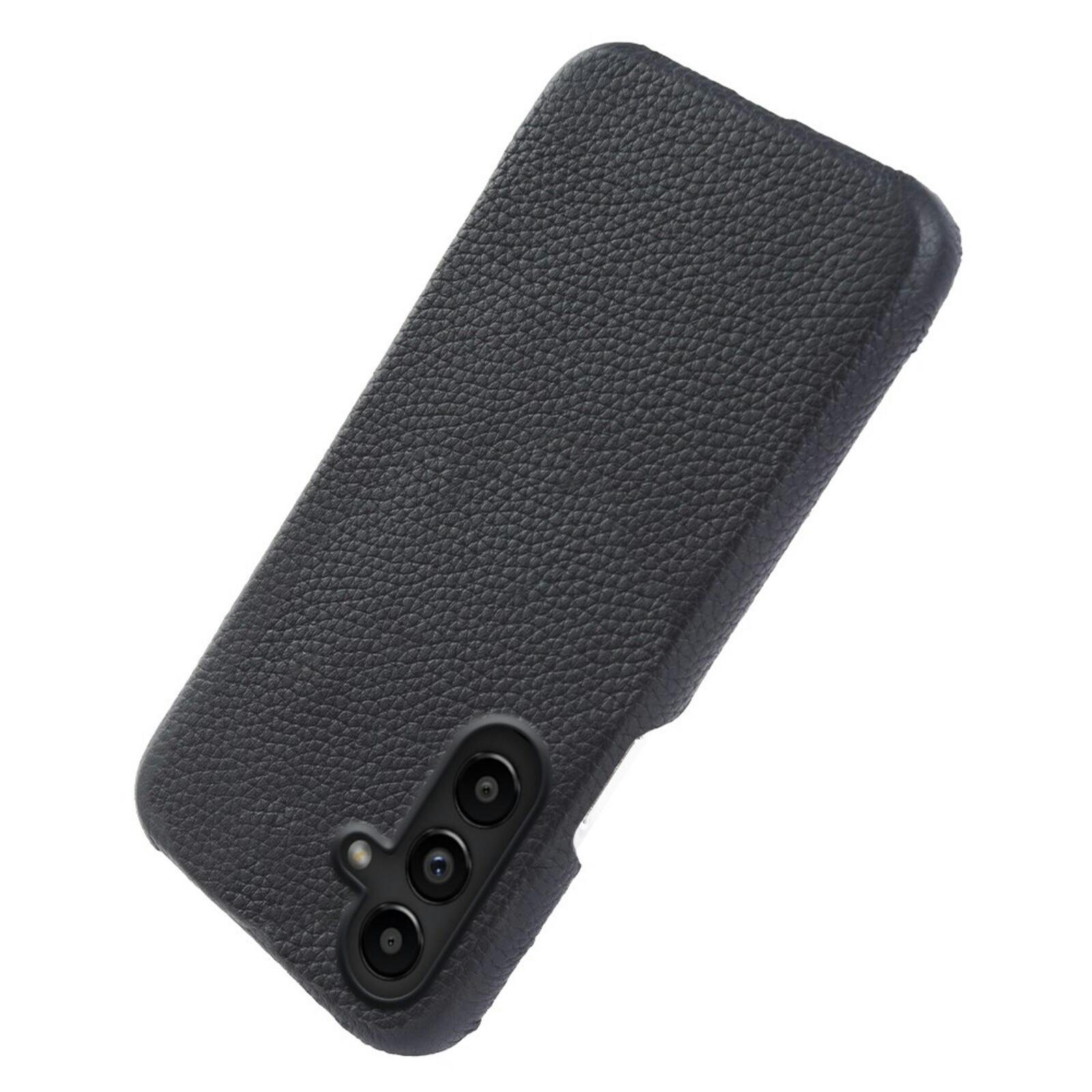 Fashion Samsung Galaxy S26 Plus Magnetisch Hoesje Echt Leer Zwart