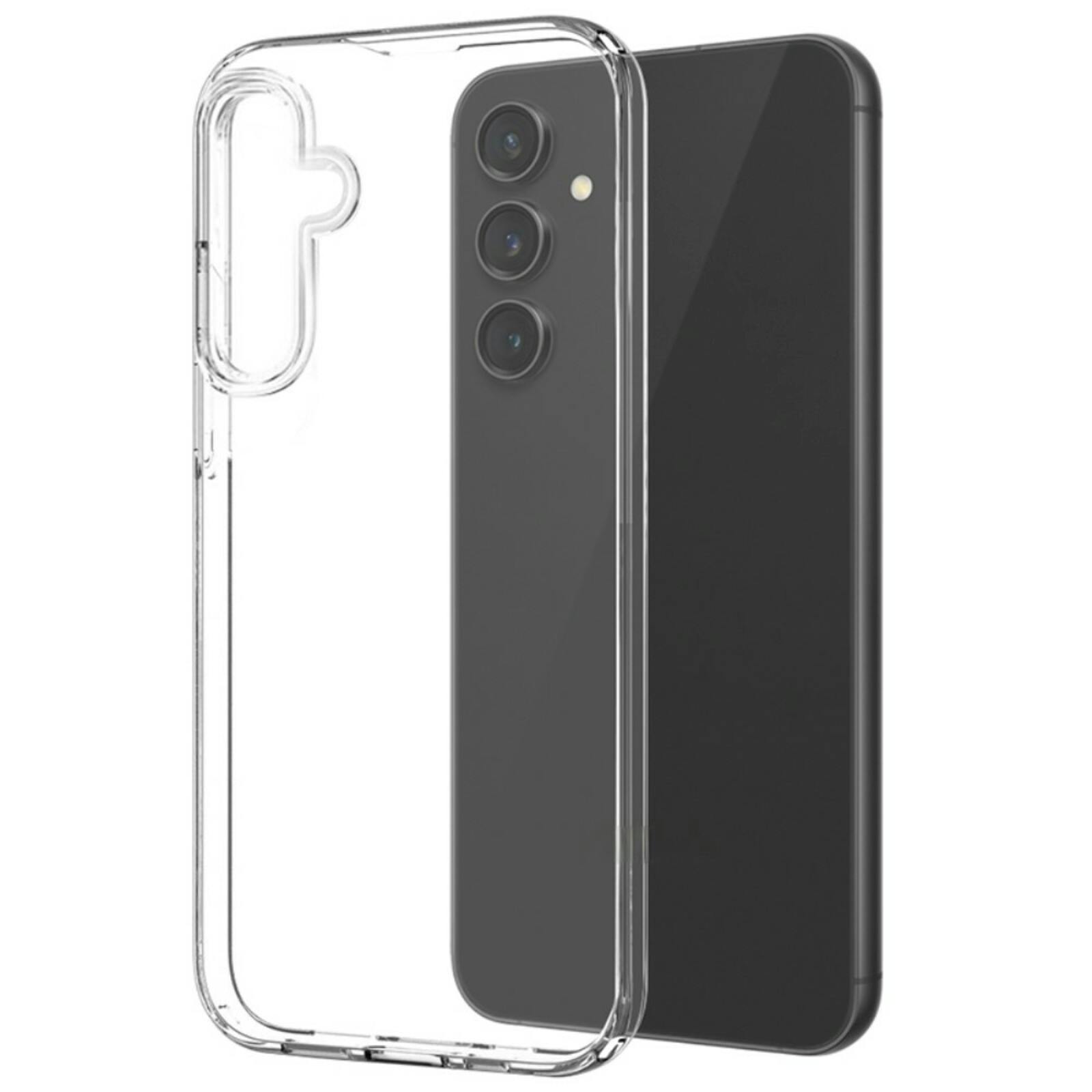 Northjo Samsung Galaxy S24 FE Hoesje en Screenprotector Transparant