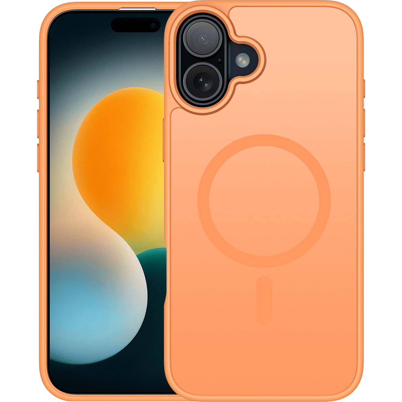 DUX DUCIS iPhone 17 Mat MagSafe Hoesje Oranje