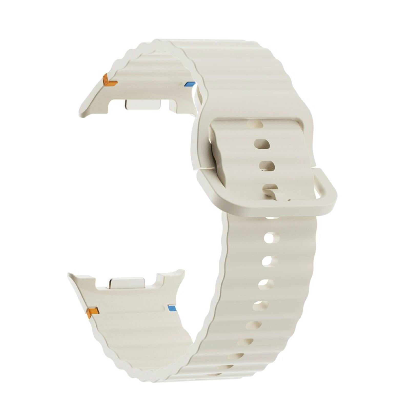 Kalebol Samsung Galaxy Watch8 (Classic) Siliconen Horlogebandje Beige