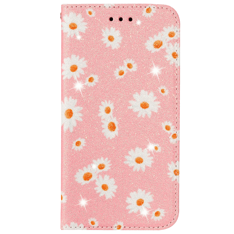 Comfycase Samsung Galaxy A41 Daisy Bookcase Hoesje Roze