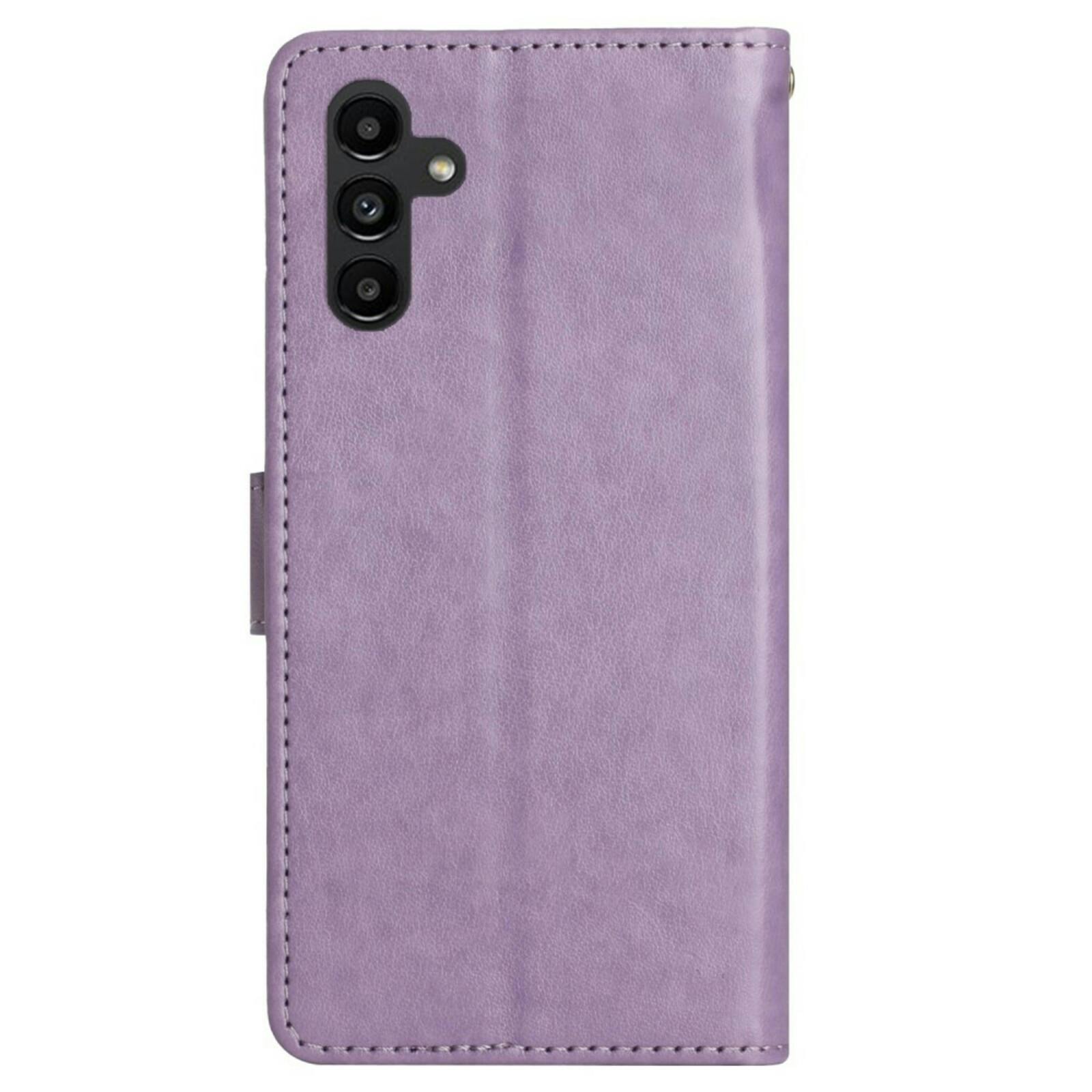 Mocaa Samsung Galaxy S24 FE Booklet Hoesje Paars