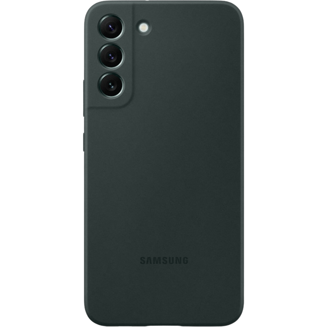 Samsung Galaxy S22 Plus Siliconen Hoesje Forest Green - Voorkant