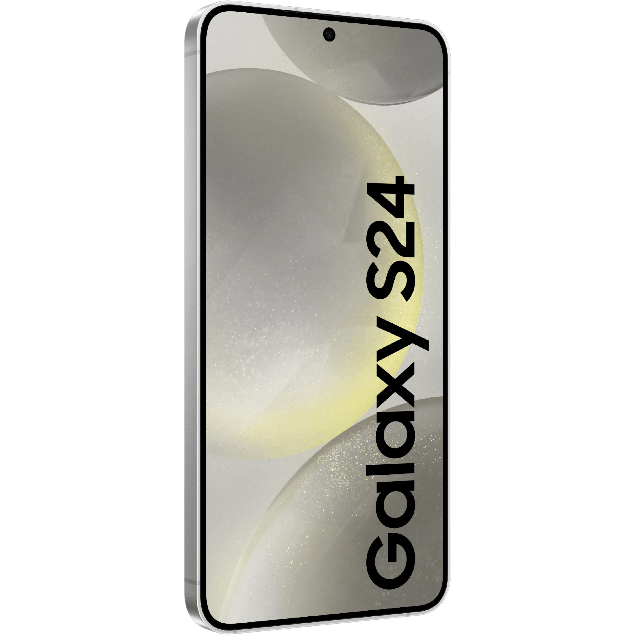 Samsung Galaxy S24 Marble Grey - Aanzicht vanaf links