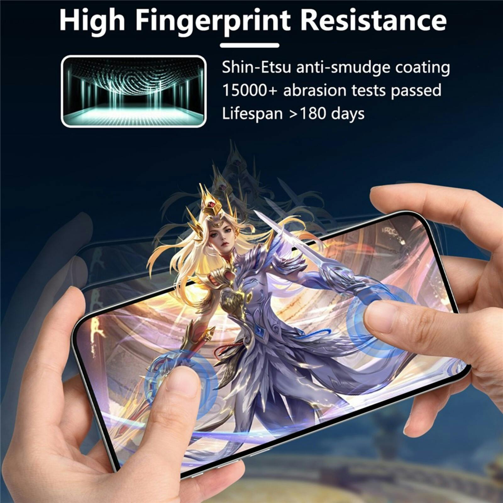 Joyroom Apple iPhone 17 Pro Max Glass Full Screenprotector Transparant