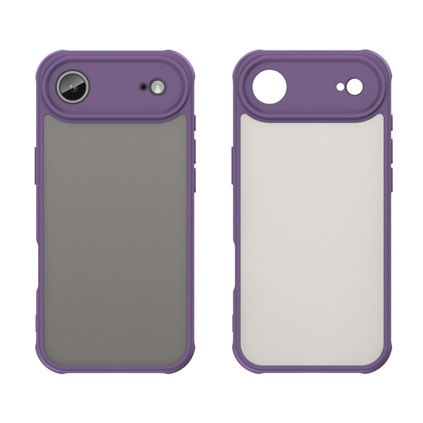 Mocaa Apple iPhone 17 Air Slim Anti-Shock Hoesje Paars