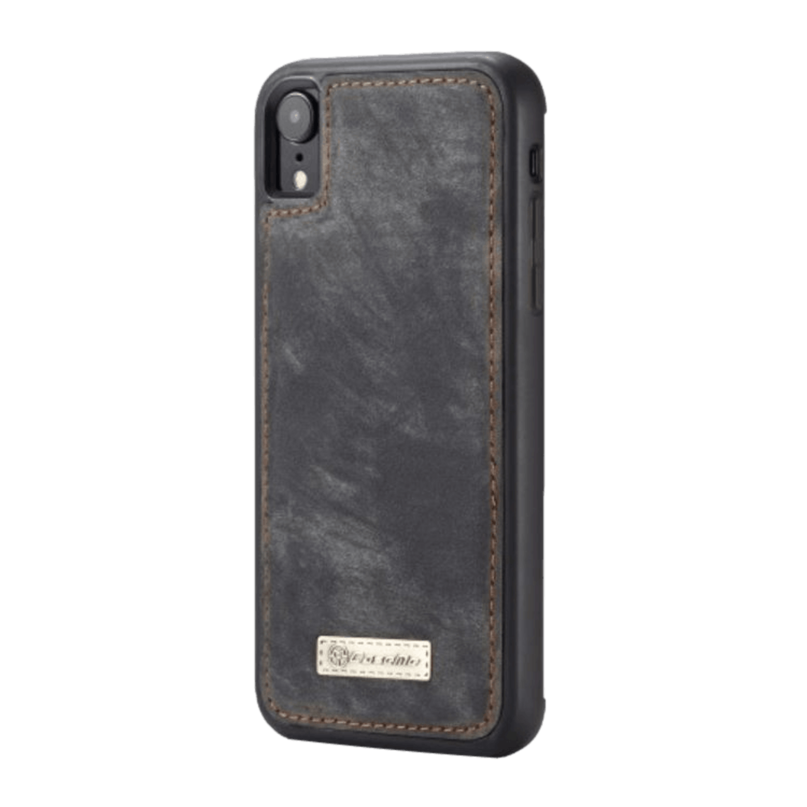 Caseme iPhone Xs Max Vintage Bookcase Hoesje Zwart