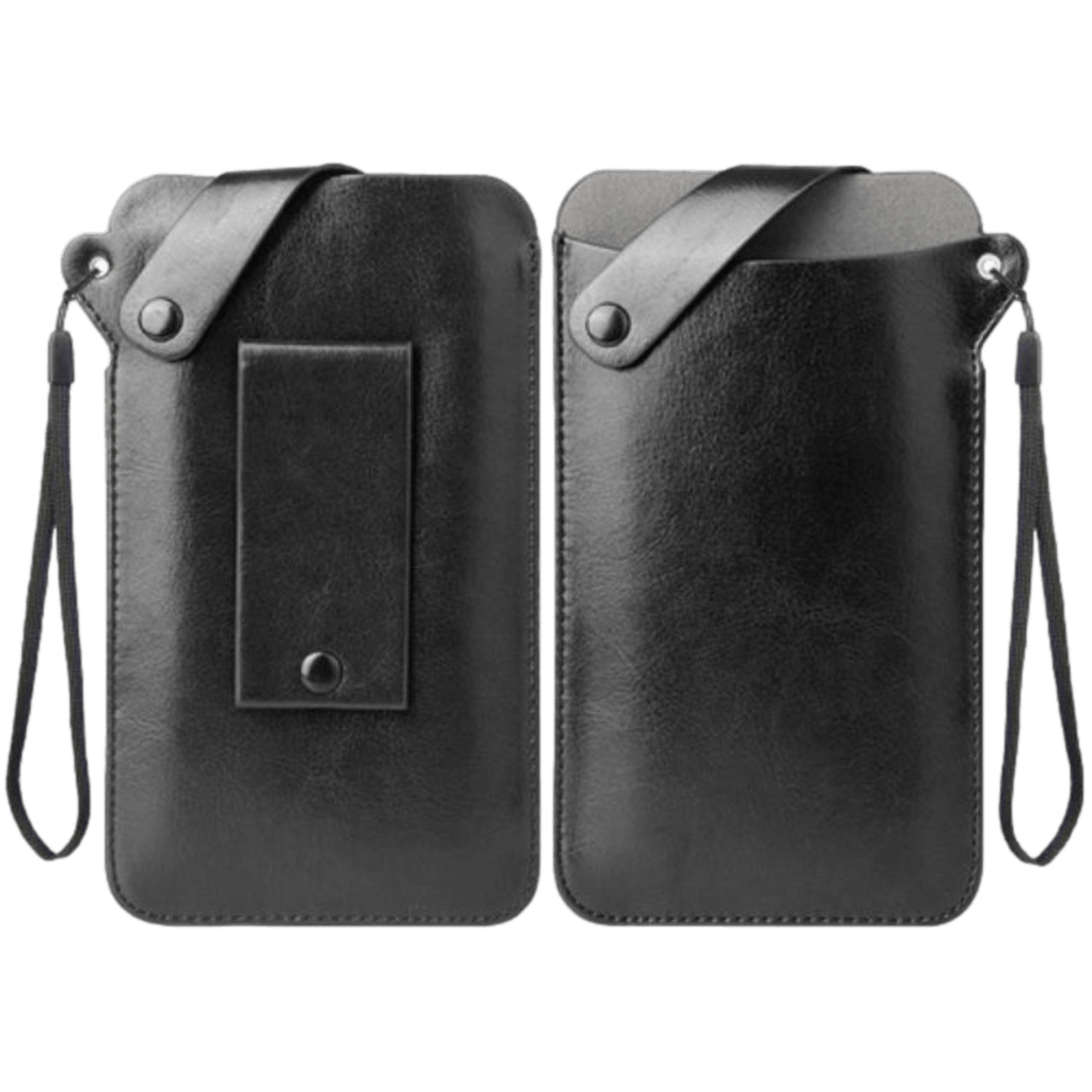 CaseBody Pocket Sleeve met Riemband Zwart L