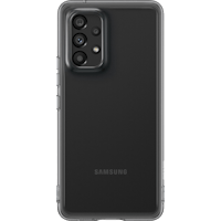 Samsung Galaxy A53 Flexibel Doorzichtig Hoesje Black - Voorkant
