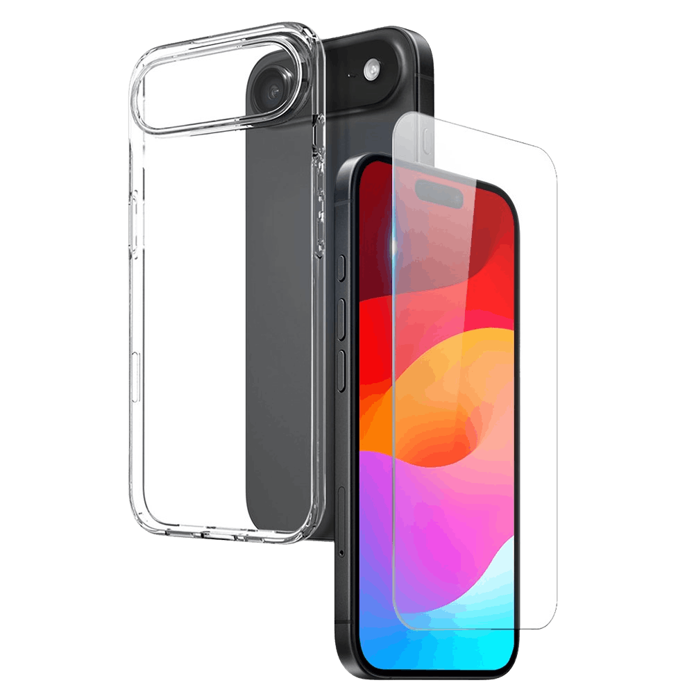 Northjo Apple iPhone 17 Air Hoesje en Screenprotector Transparant