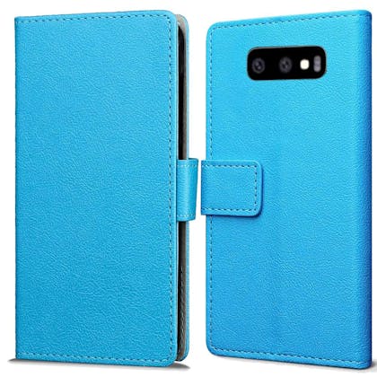 Just in Case Galaxy S10e Wallet Case Blue
