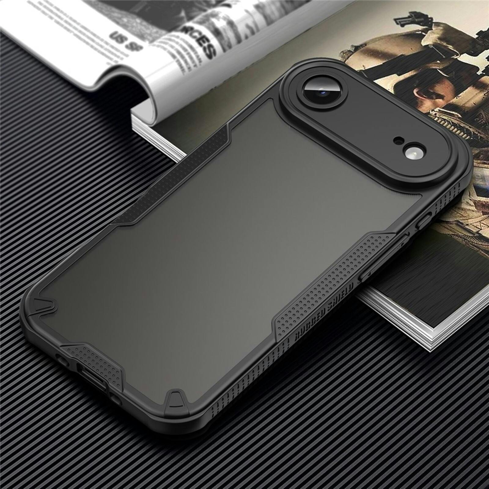 Mocaa Apple iPhone 17 Air Lichtgewicht Rugged Hoesje Zwart