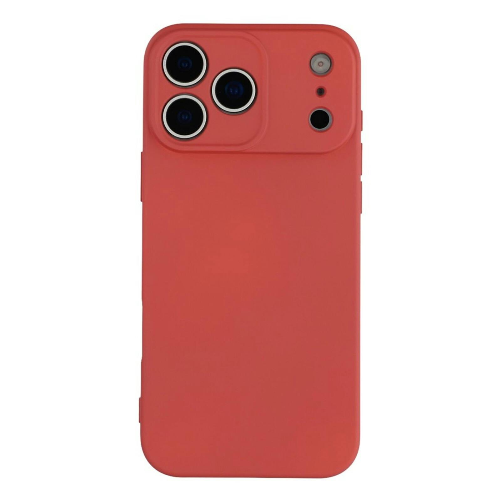 Mocaa Apple iPhone 17 Pro Lens Protection Hoesje Rood