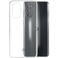 Mobilize Motorola Moto G82 5G Siliconen (TPU) Hoesje Transparant - Voorkant