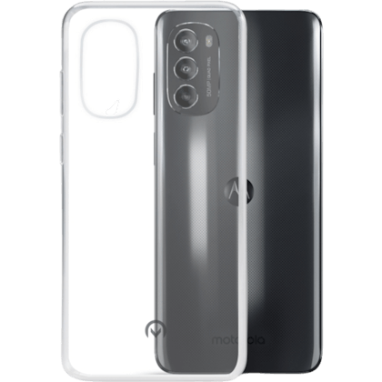 Mobilize Motorola Moto G82 5G Siliconen (TPU) Hoesje Transparant - Voorkant