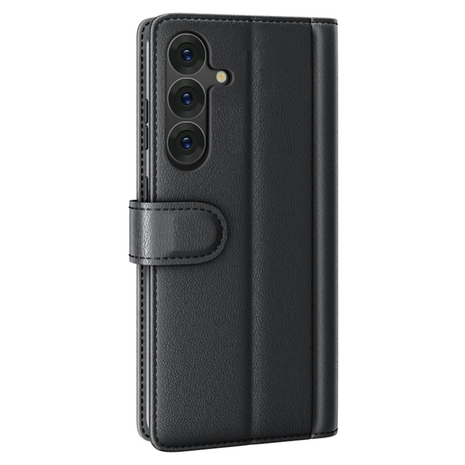 Fonexio Samsung Galaxy 25 Luxe Lederen Book Case Zwart
