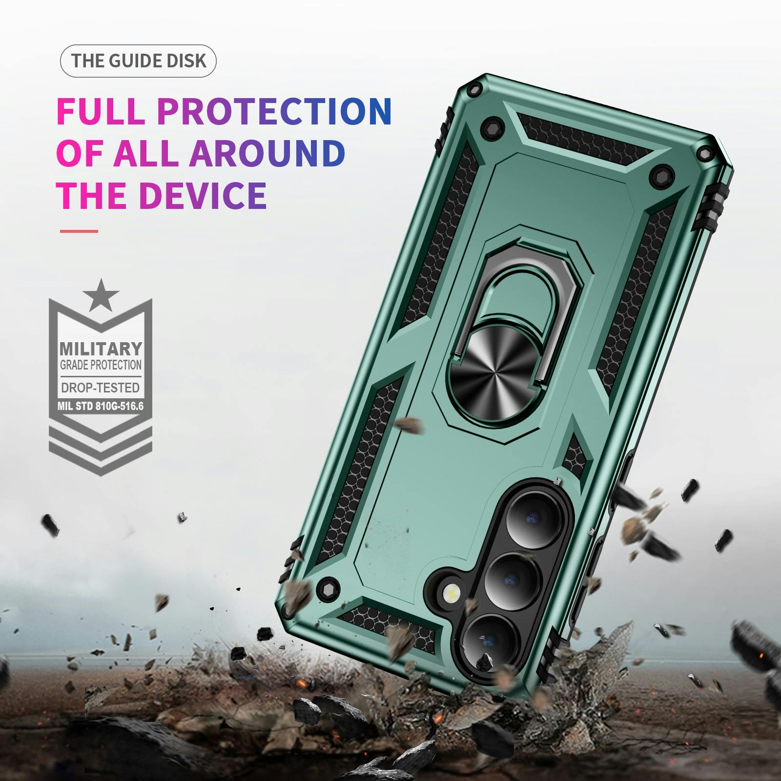 CaseBody Samsung Galaxy S26 Shield Case Groen